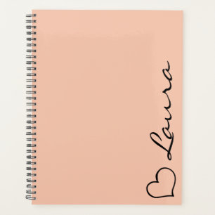 Planificateur personnalisé avec écriture de votre