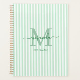 Planificateur personnalisé avec monogramme et rayu
