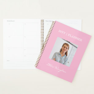 Planificateur personnalisé avec nom Paillettes Ble