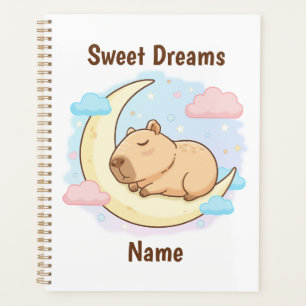 Planificateur personnalisé Capybara Douces Rêves