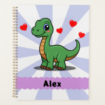 Planificateur personnalisé de dinosaure Brachiosau