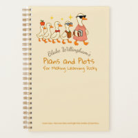 Planificateur personnalisé Fun Cool Teacher Goose