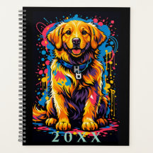 Planificateur personnalisé Golden Retriever Color