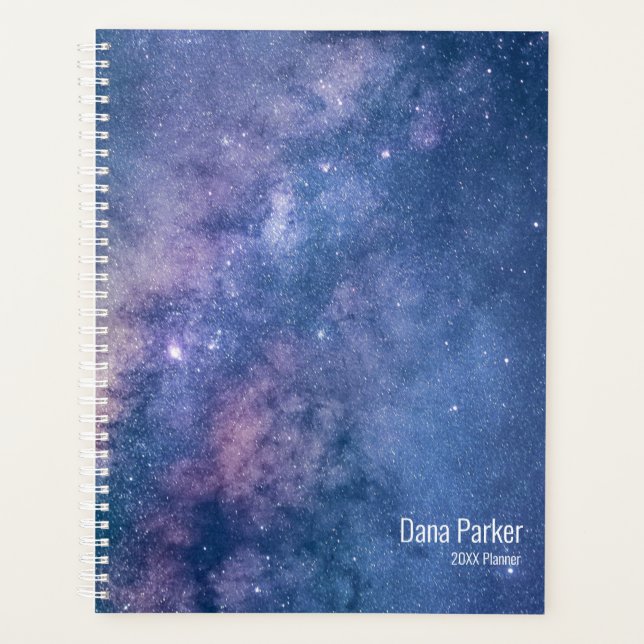 Planificateur personnalisé Night Sky Stars (Devant)