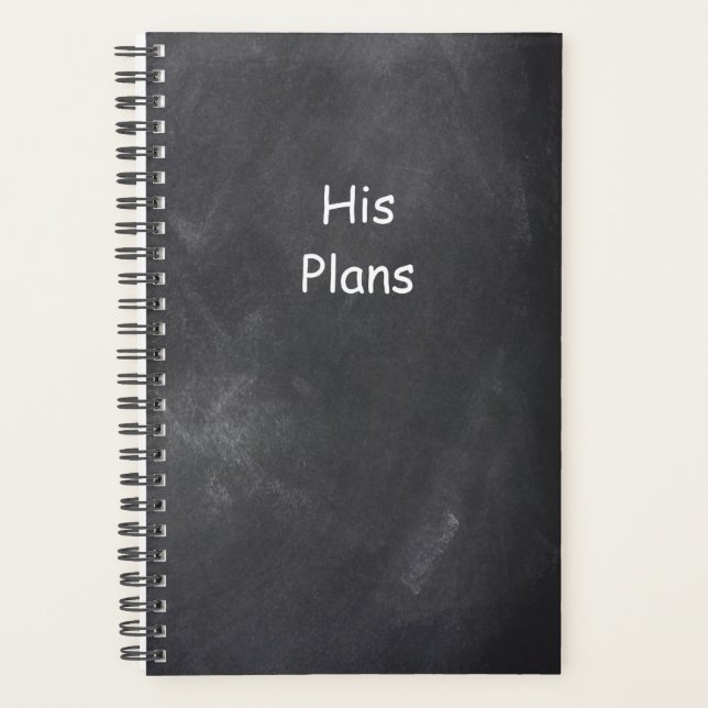Planificateur Pour Hommes Plans Style Tableau De B (Devant)