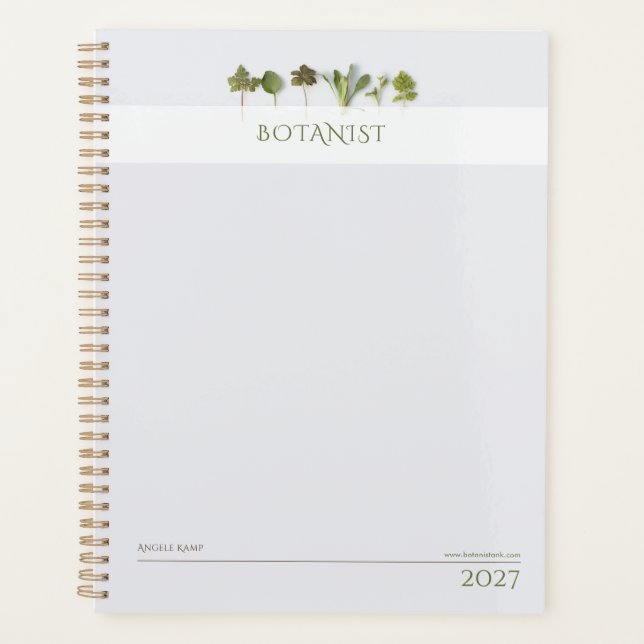 Planificateur professionnel botaniste (Devant)