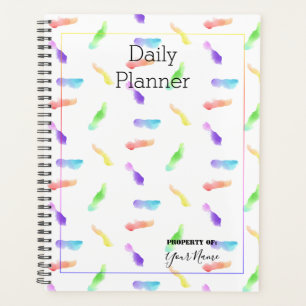 Planificateur quotidien - Aquarelle - HAMbWG