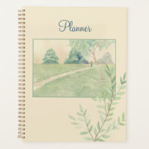 Planificateur quotidien aquarelle Serene Path