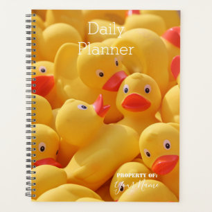 Planificateur quotidien avec canettes en caoutchou