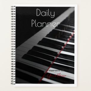 Planificateur quotidien avec thème de piano - HAM