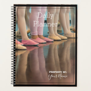 Planificateur quotidien avec un thème de ballet -