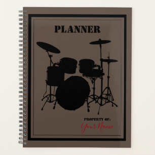 Planificateur quotidien avec un thème de batteur -