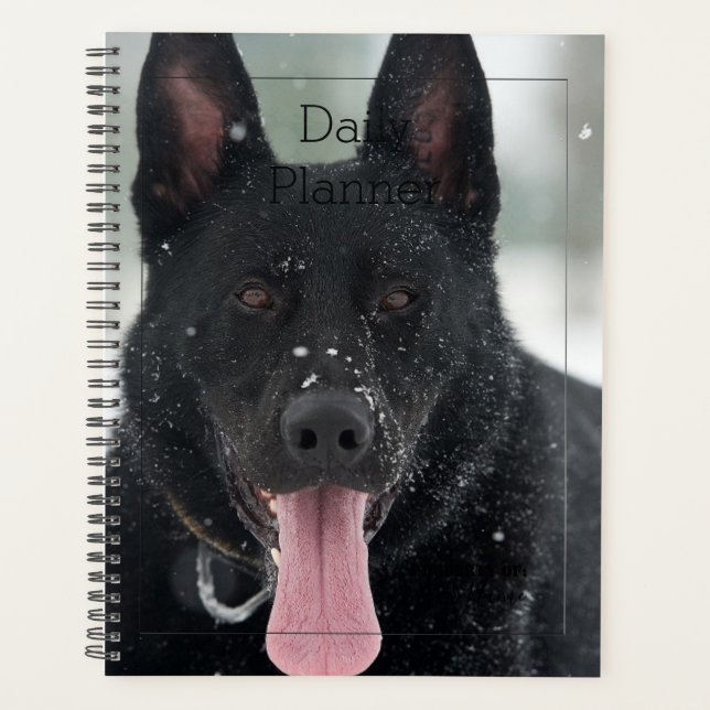 Planificateur quotidien - Chien berger allemand no (Devant)