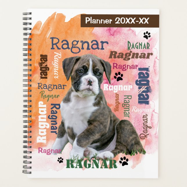 Planificateur quotidien - Chien de compagnie (Devant)