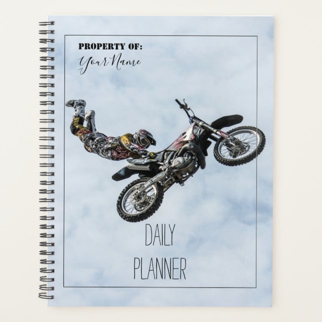 Planificateur quotidien - Dirt Biker - HAMbWG (Devant)