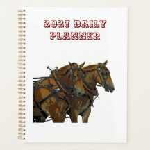 Planificateur quotidien du cheval de trait belge