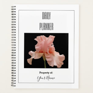 Planificateur quotidien - Fleur rose pâle- HAMbWG