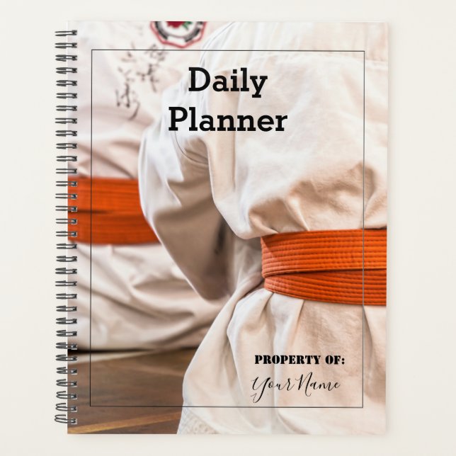 Planificateur quotidien - Karate - HAMbWG (Devant)