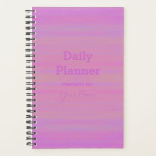 Planificateur quotidien - Laver rose - HAMbWG