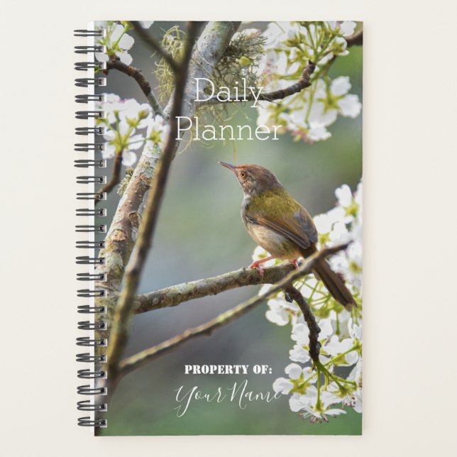 Planificateur quotidien - Oiseau dans un arbre - H (Devant)