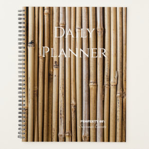 Planificateur quotidien Photo Bambou - HAMbWG