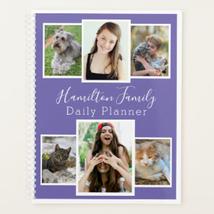 Planificateur quotidien photo - Lavande violette H