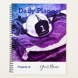 Planificateur quotidien photo Pompiers - HAMbWG