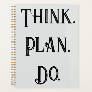 Planificateur quotidien - Plan de réflexion Faire 