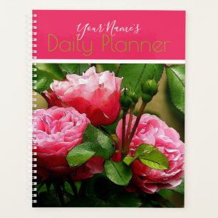 Planificateur quotidien Roses roses - HAMbWG