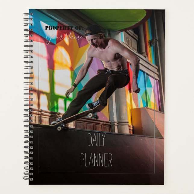 Planificateur quotidien - Skateboard - HAMbWG (Devant)