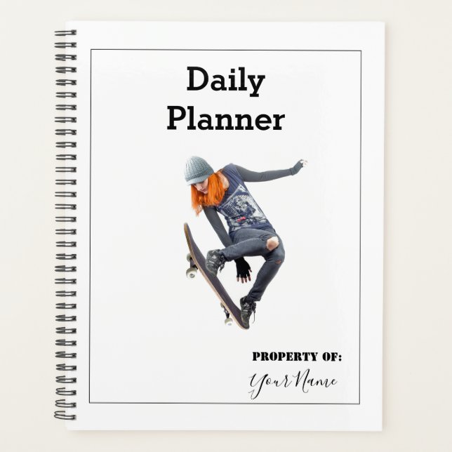Planificateur quotidien - Skateboarding - HAMbWG (Devant)