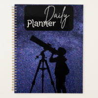 Planificateur quotidien thème Galaxie d'observatio