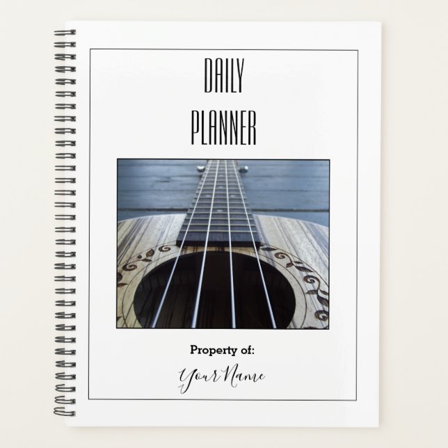 Planificateur quotidien - Ukulele - HAMbWG (Devant)