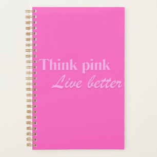 Planificateur rose