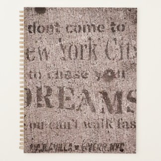 Planificateur "Sidewalk Dreams-Little Italy, NYC"