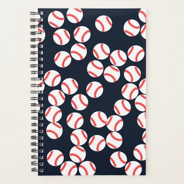 Planificateur Spiral De Baseball (Devant)