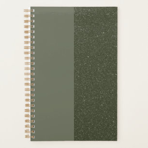 Planificateur Split Vert Moss Personnalisable