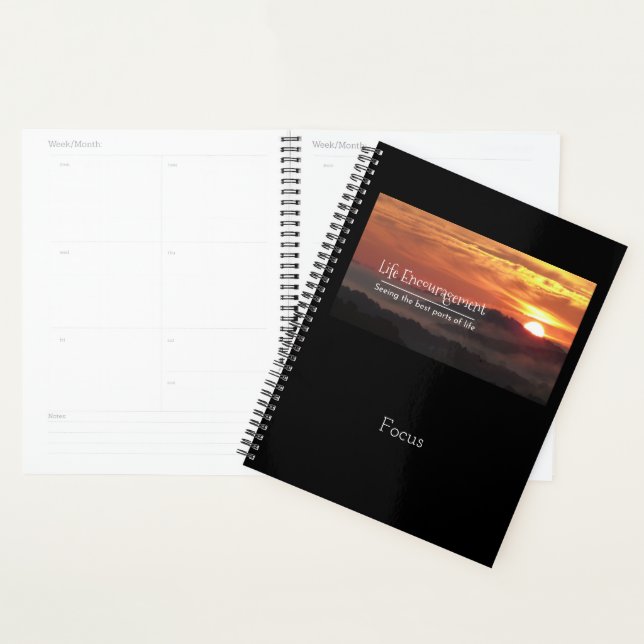 Planificateur standard (8,5 pouces X 11 pouces) (Devant avec enveloppe)