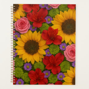 Planificateur tournesol et Rose