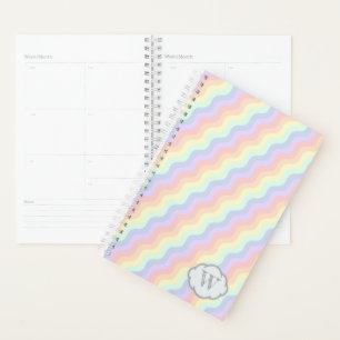 Planificateur Vagues Arc-en-ciel Pastel