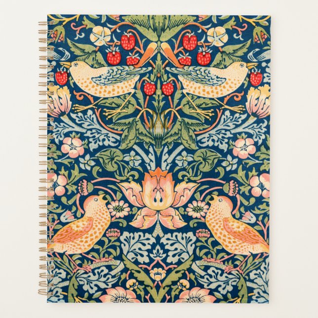 PLANIFICATEUR : WILLIAM MORRIS : STRAWBERRY THEVES (Devant)