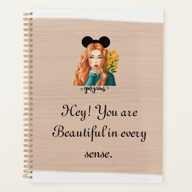 Planificateurs avec citations motivantes. (Devant)