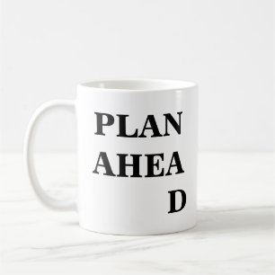 Planifier l'avenir Inspirational Funky Mug