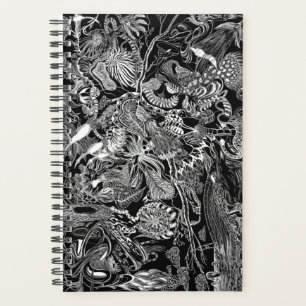 Planner 2022 - Art original noir et blanc