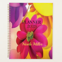 Planner 2024 Fleurs en rose