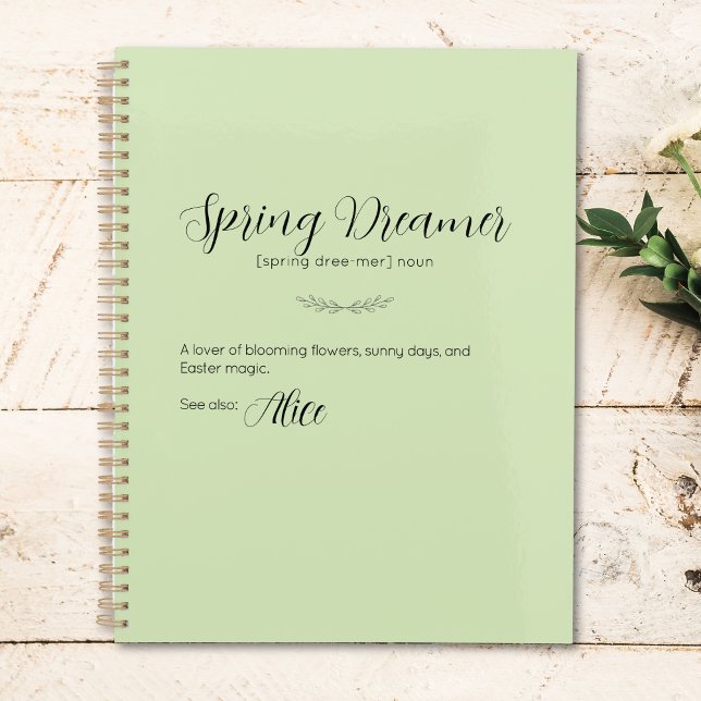 Planner de lapin de Pâques de crème de chaux (Lime Cream Easter Bunny Planner)