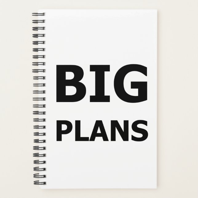 Planner Dire Gros Plans (Devant)