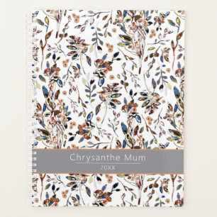 Planner Elegant Feuille Berries Floral