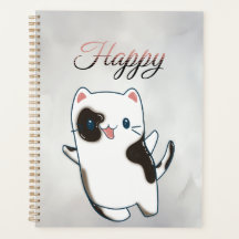 Planner - Niedlich Kawaii Happy Kitty