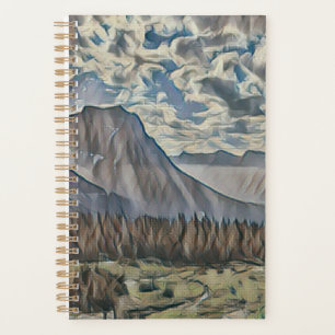 Planneur d'art en toile de montagne